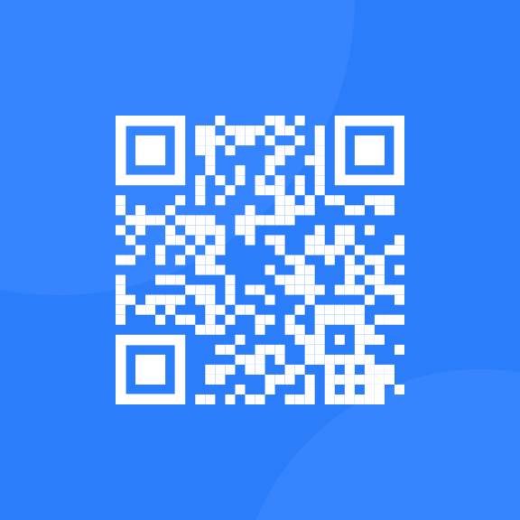 a photo of the QR code